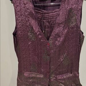 Elegant Burgundy Dress